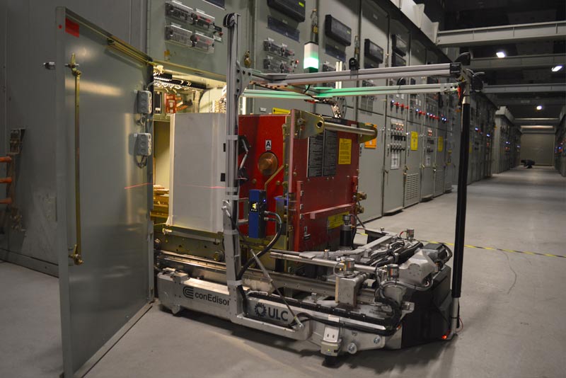 autonomous breaker racking robot