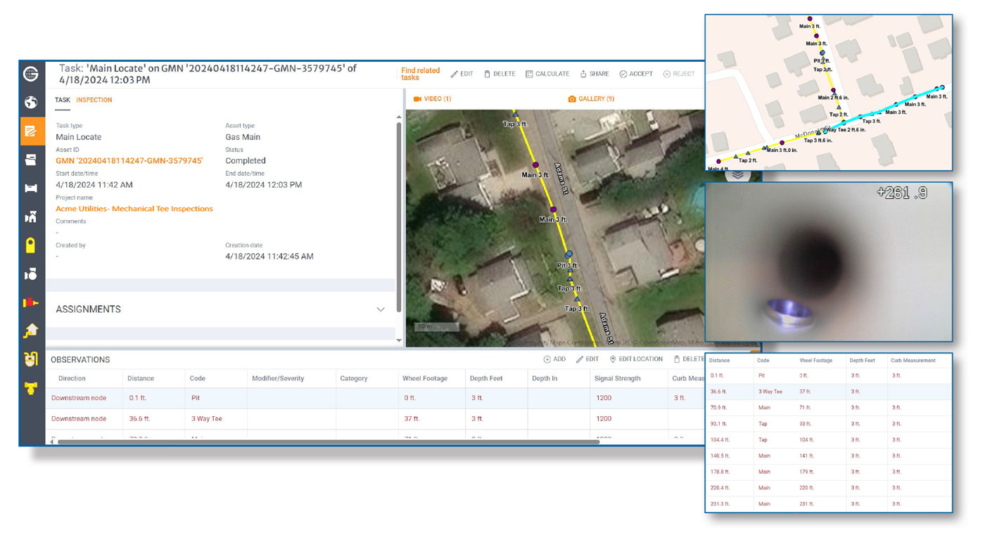 gas utility gis mapping services