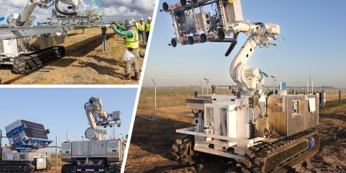 solar-panel installation robots